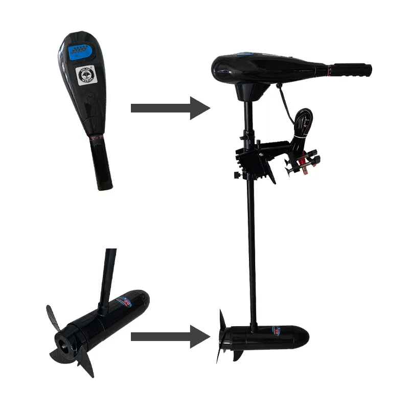 Electric Trolling Motor Kayak Mount - PVC Inflatable Kayak 88lbs 24V Electric
