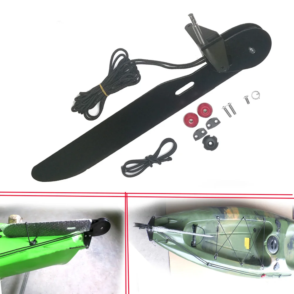 Kayak Rudder Kit Foot Control System - Hợp Kim Nhôm Mô Tô Nước