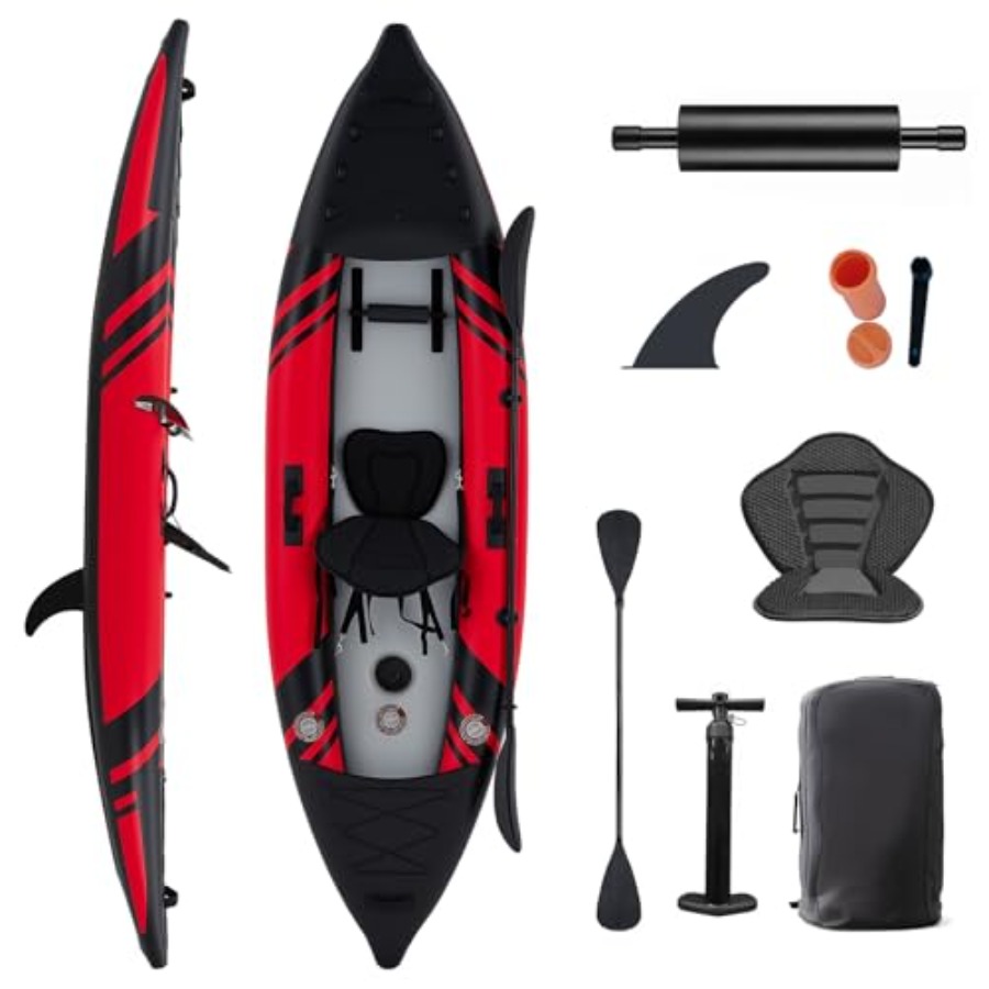 1-Person Inflatable Kayak For  - đánh giá và giá Drop Stitch Touring Kayak 1 Person