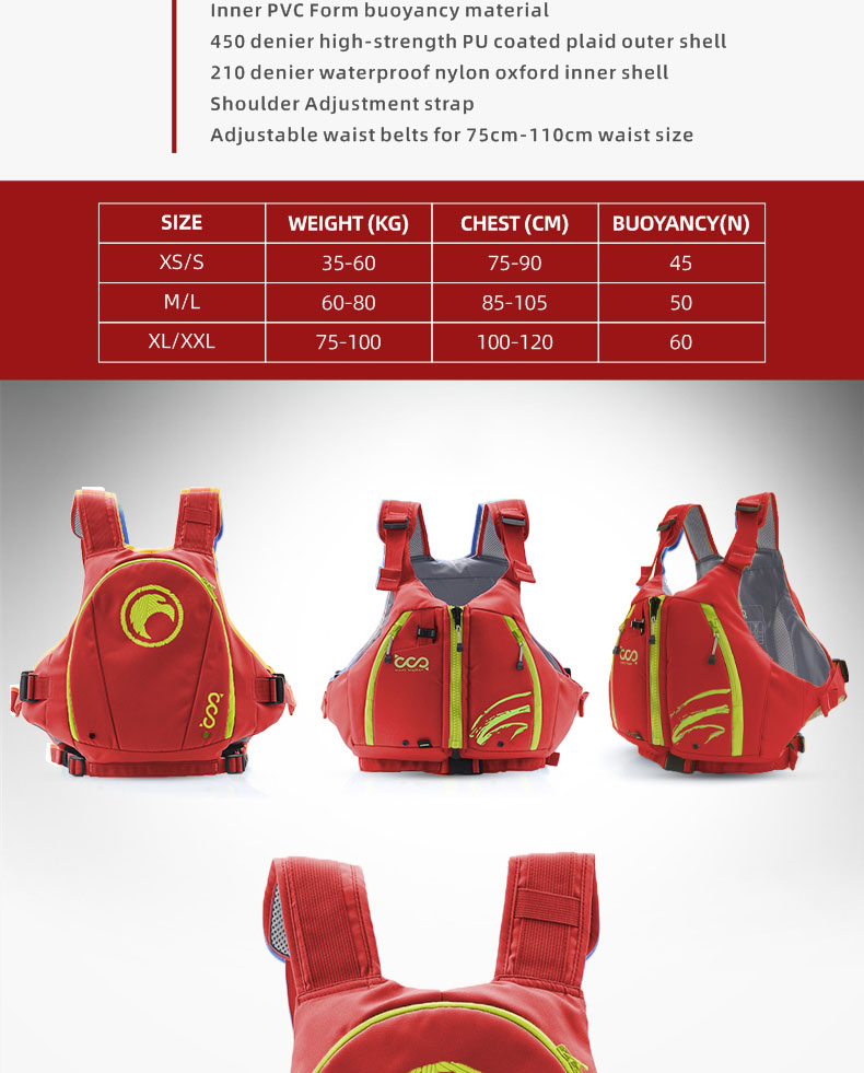 Buoyancy Aid 50N for Adult Chi - đánh giá và giá Kayak Life Vest Pfd Buoyancy Aid