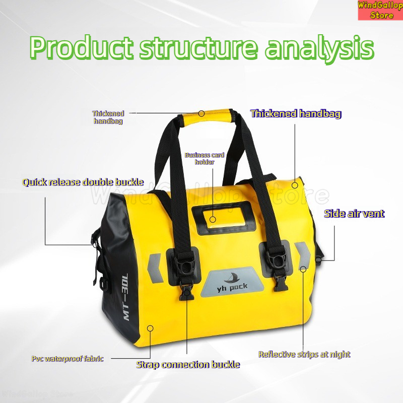 30L 46L  66LMotorcycle Tail Ba - đánh giá và giá Dry Bag Backpack 30L Waterproof