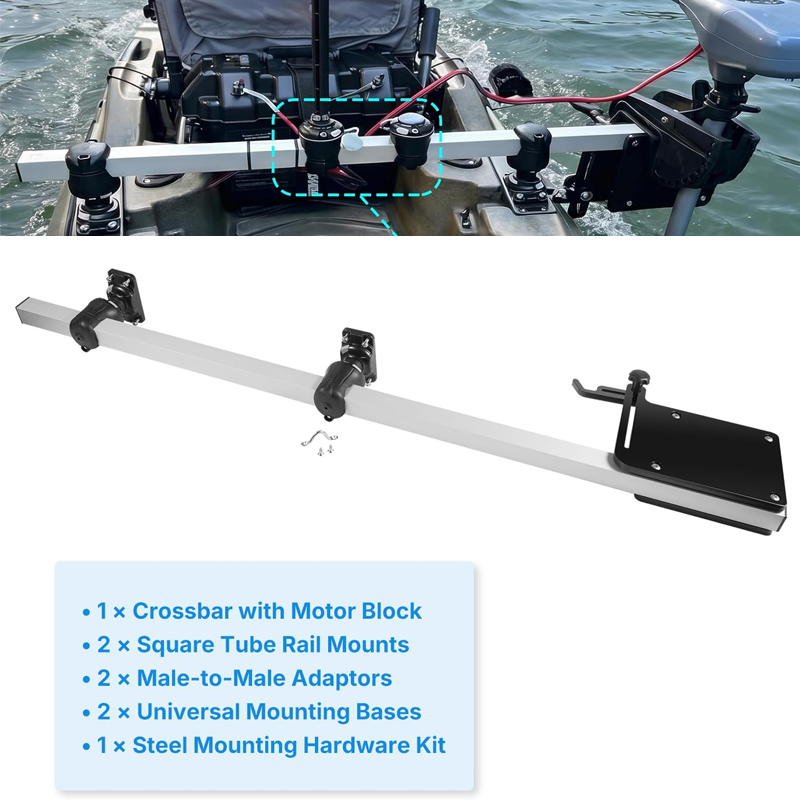 Adjustable Transom Motor Mount - đánh giá và giá Electric Trolling Motor Kayak Mount