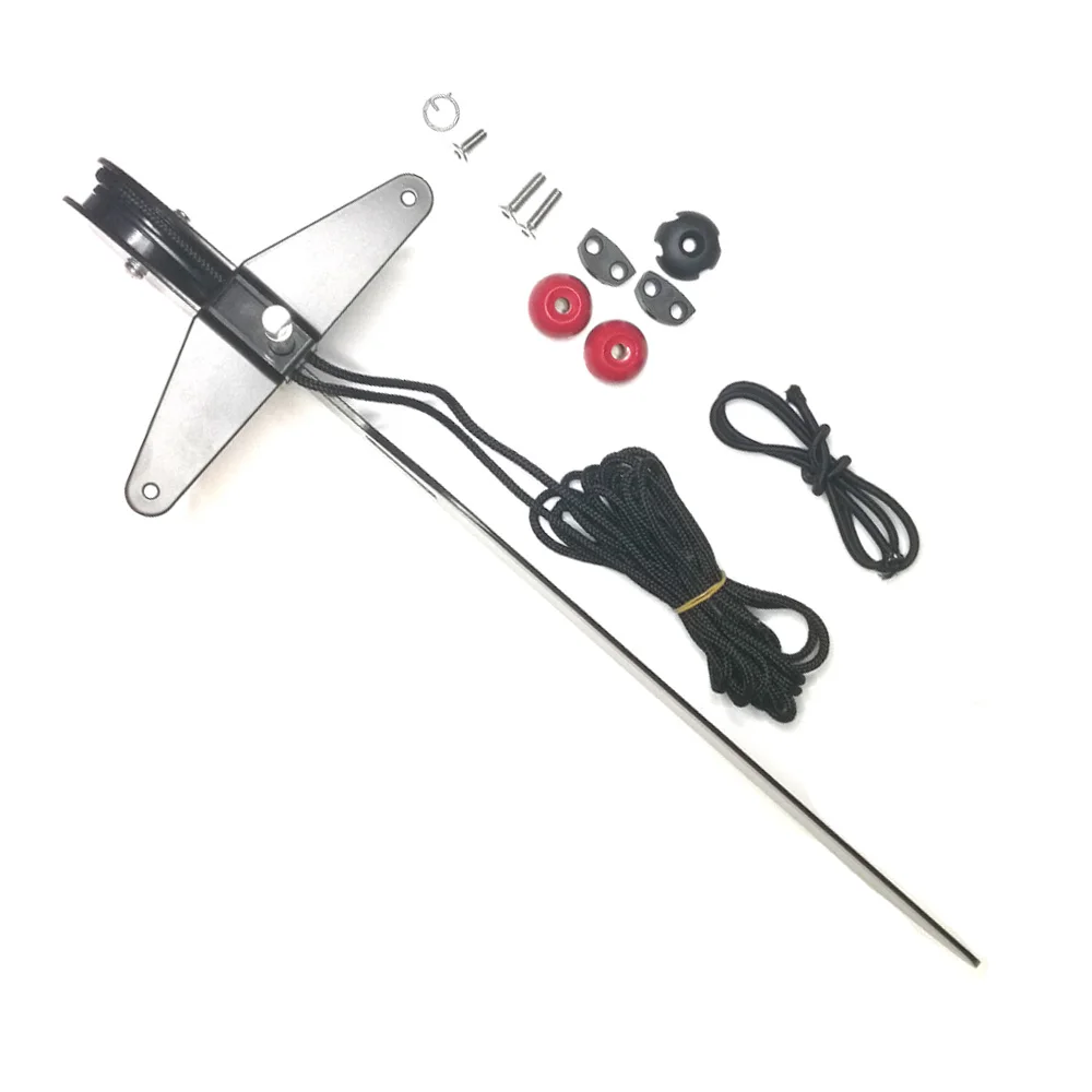Hợp Kim Nhôm Mô Tô Nước Đi Bè  - đánh giá và giá Kayak Rudder Kit Foot Control System