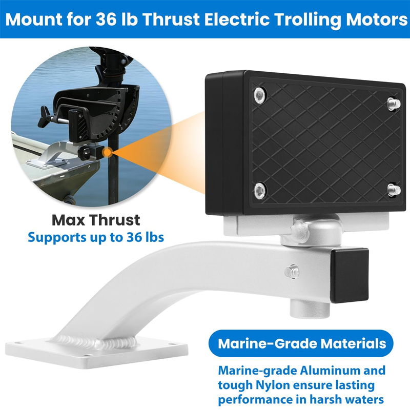 90 Degree Adjustable Marine Tr - đánh giá và giá Electric Trolling Motor Kayak Mount