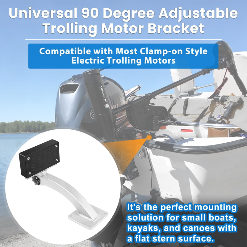 90 Degree Adjustable Marine Tr - đánh giá và giá Electric Trolling Motor Kayak Mount