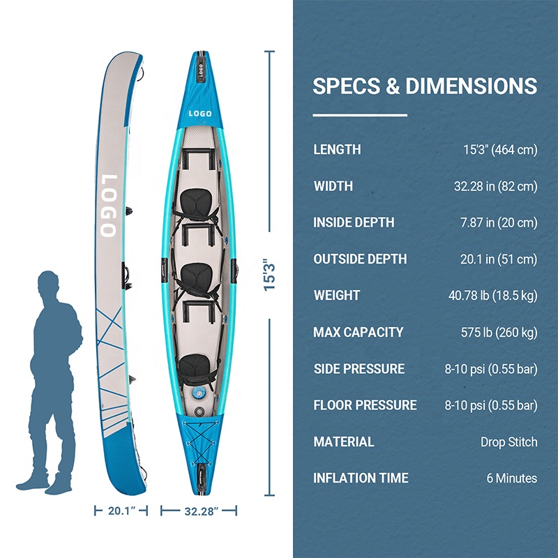 Drop Stitch Kayak Inflatable C - đánh giá và giá Inflatable Kayak 2 Person Drop Stitch