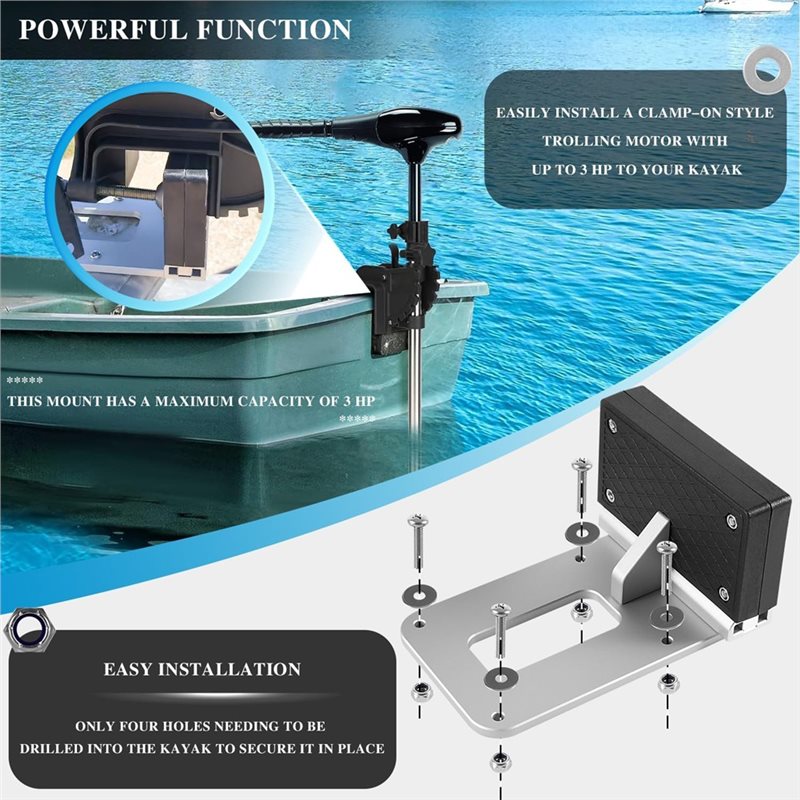 L71A Universal Fit For Electri - đánh giá và giá Electric Trolling Motor Kayak Mount