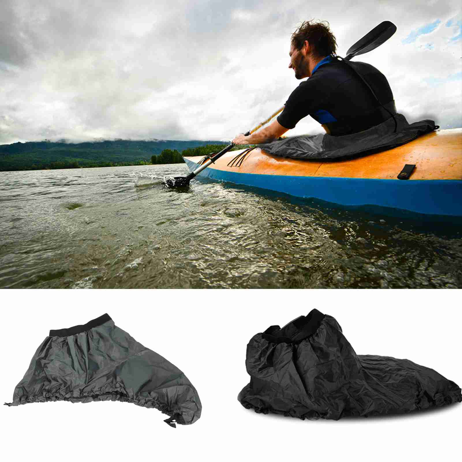 Nylon Kayak Spray Skirt Adjust - đánh giá và giá Kayak Spray Skirt Waterproof Nylon