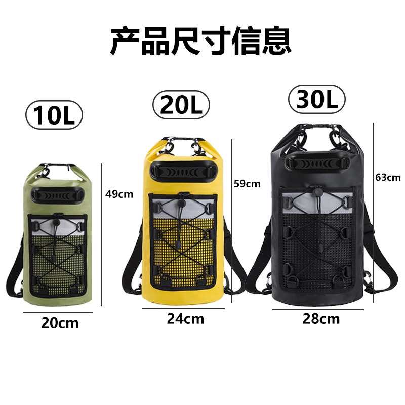 10/20/30L Waterproof Roll Tops - đánh giá và giá Dry Bag Backpack 30L Waterproof