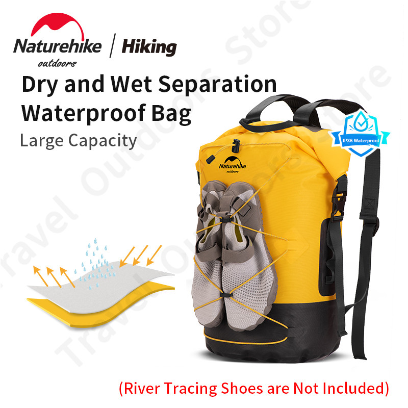 Naturehike Waterproof Backpack - đánh giá và giá Dry Bag Backpack 30L Waterproof